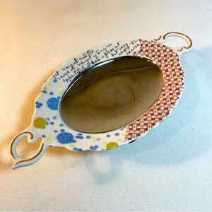 Anthropologie Love Letters Footed Trinket Dish